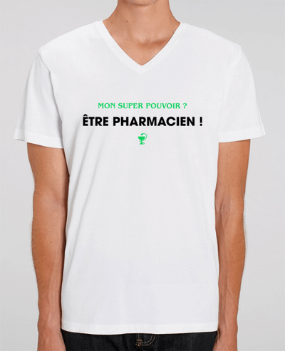 T-shirt homme Mon super pouvoir ? être pharmacien ! par tunetoo