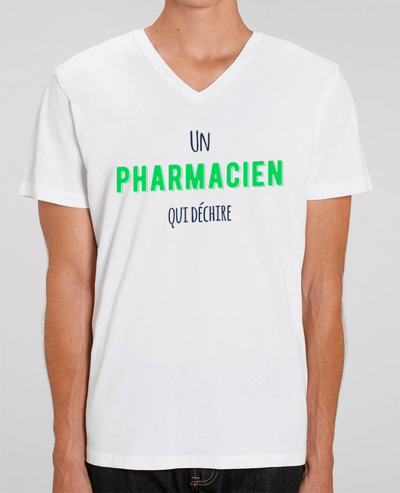 T-shirt homme Un pharmacien qui déchire par tunetoo