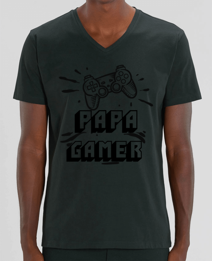 T-shirt homme Papa Gamer - Papa jeux vidéos - Fête des pères par CREATIVE SHIRTS