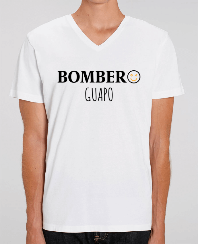 Tee Shirt Homme Col V Stanley PRESENTER Bombero guapo by tunetoo