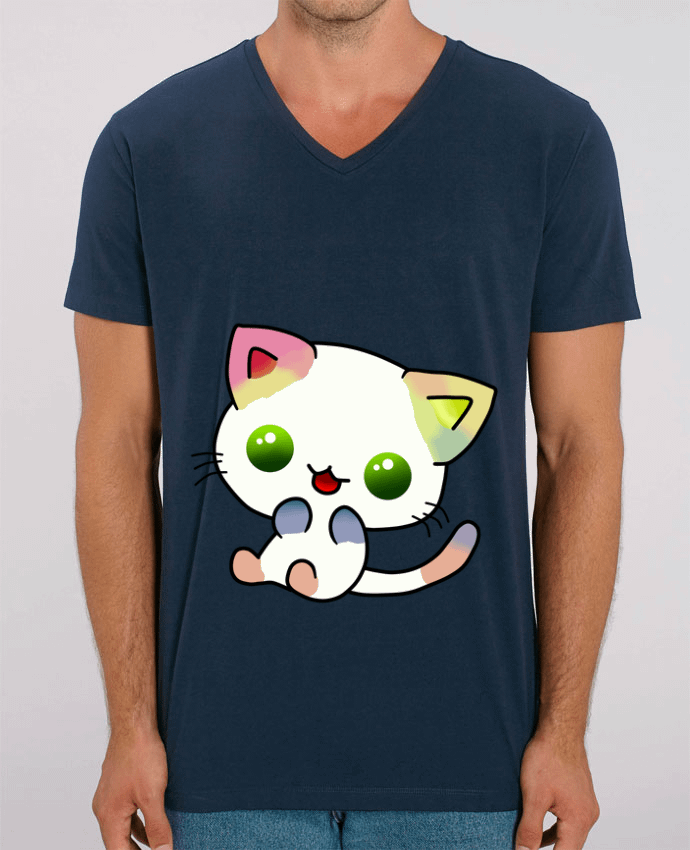 T-shirt homme Gato Coloreado par MaaxLoL