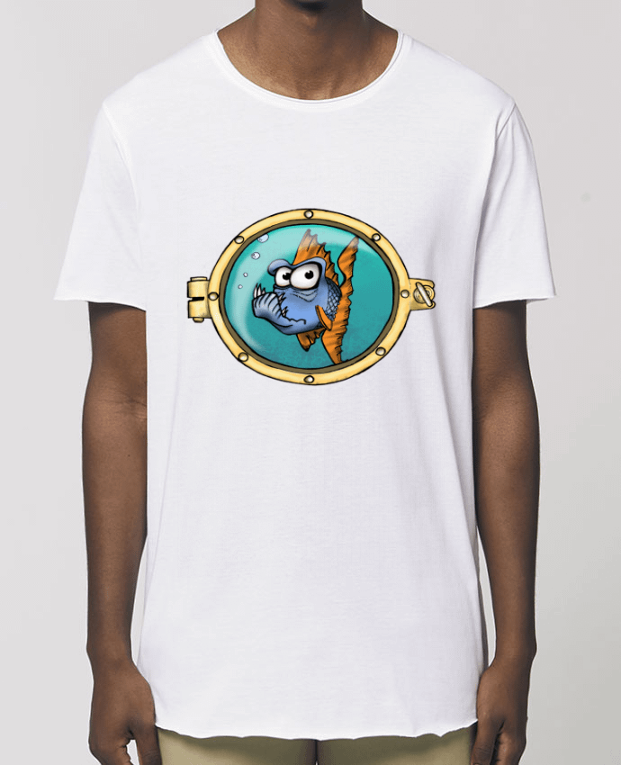 T-Shirt Long - Stanley SKATER piranha hublot Par  Gaetan allain