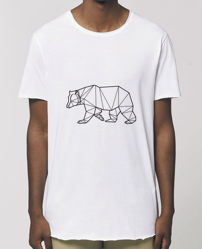 Camiseta larga pora él  Stanley Skater Bear Animal Prism Par  Yorkmout