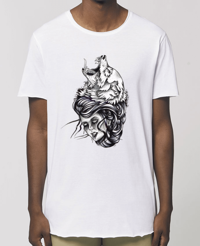 Tee-shirt Homme Femme & Loup Par  david