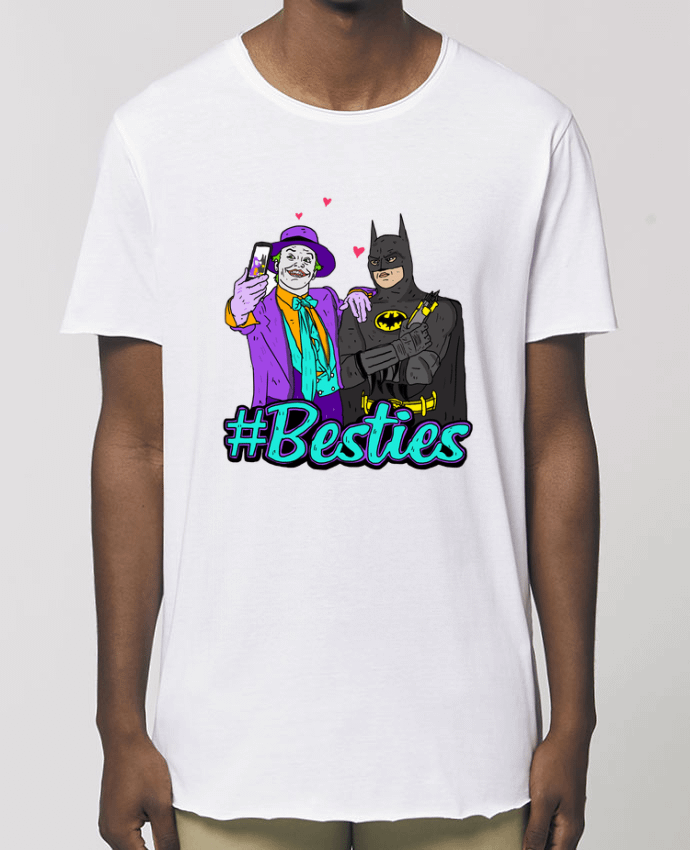 Camiseta larga pora él  Stanley Skater #Besties Batman Par  Nick cocozza