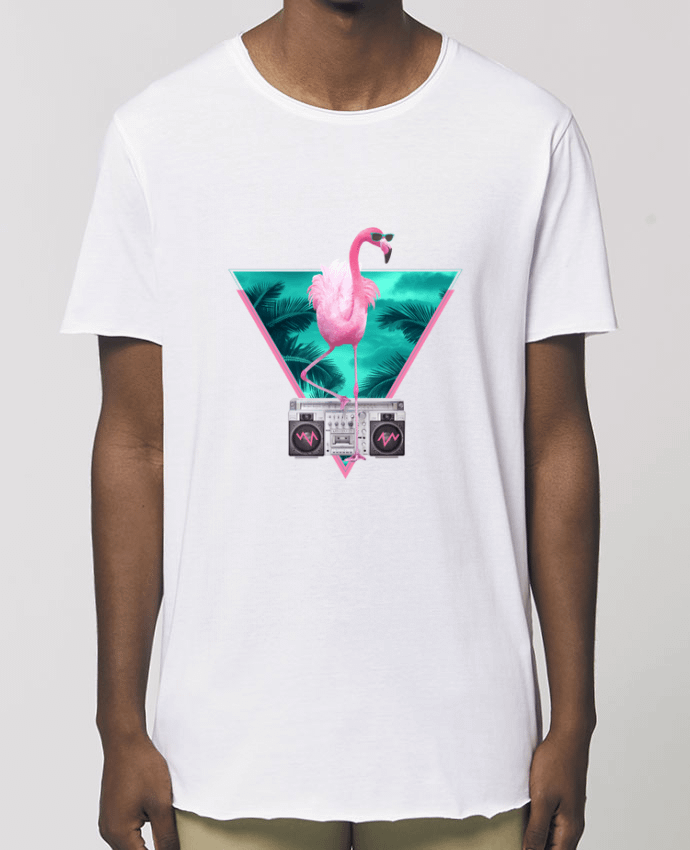 Tee-shirt Homme Miami flamingo Par  robertfarkas