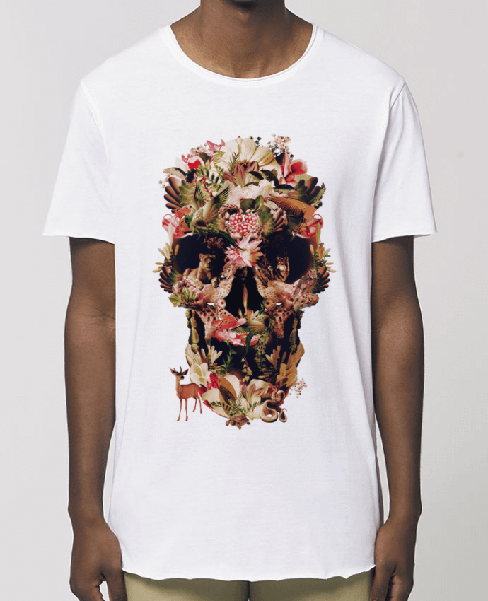 T-Shirt Long - Stanley SKATER Jungle Skull Par  ali_gulec