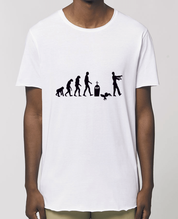 Men\'s long t-shirt Stanley Skater Zombie évolution Par  Benichan
