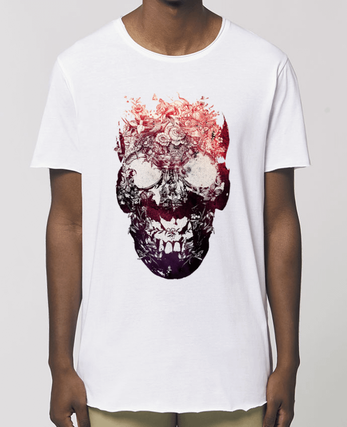 Men\'s long t-shirt Stanley Skater Floral skull Par  ali_gulec