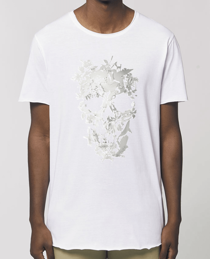 T-Shirt Long - Stanley SKATER Simple Skull Par  ali_gulec