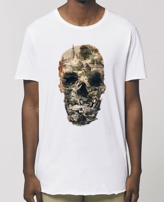 Men\'s long t-shirt Stanley Skater Skull town Par  ali_gulec