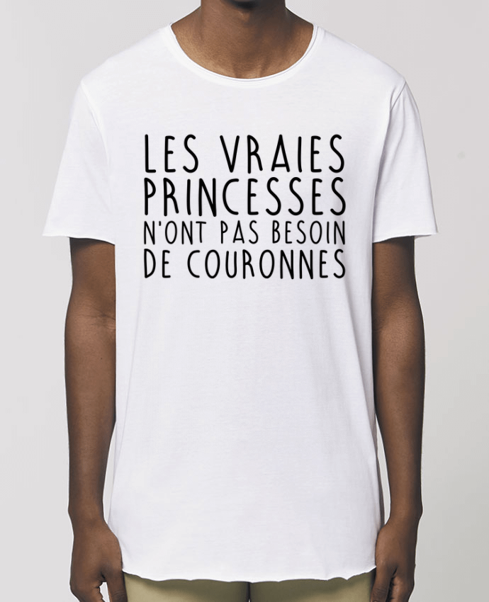 T-Shirt Long - Stanley SKATER Les vraies princesses n'ont pas besoin de couronnes Par  La boutique de Laura