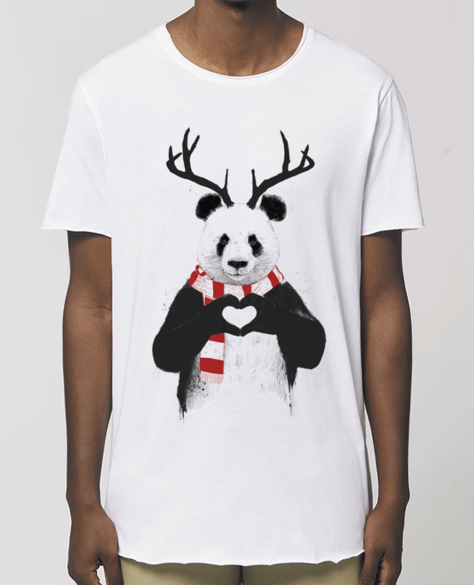 Tee-shirt Homme X-mas Panda Par  Balàzs Solti