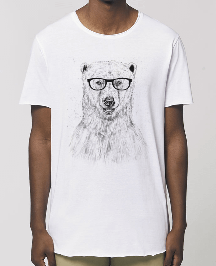 T-Shirt Long - Stanley SKATER Geek Bear Par  Balàzs Solti