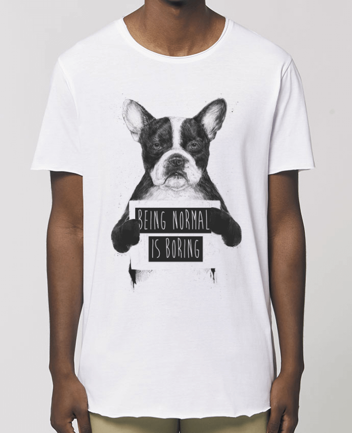 Tee-shirt Homme Being normal is boring Par  Balàzs Solti