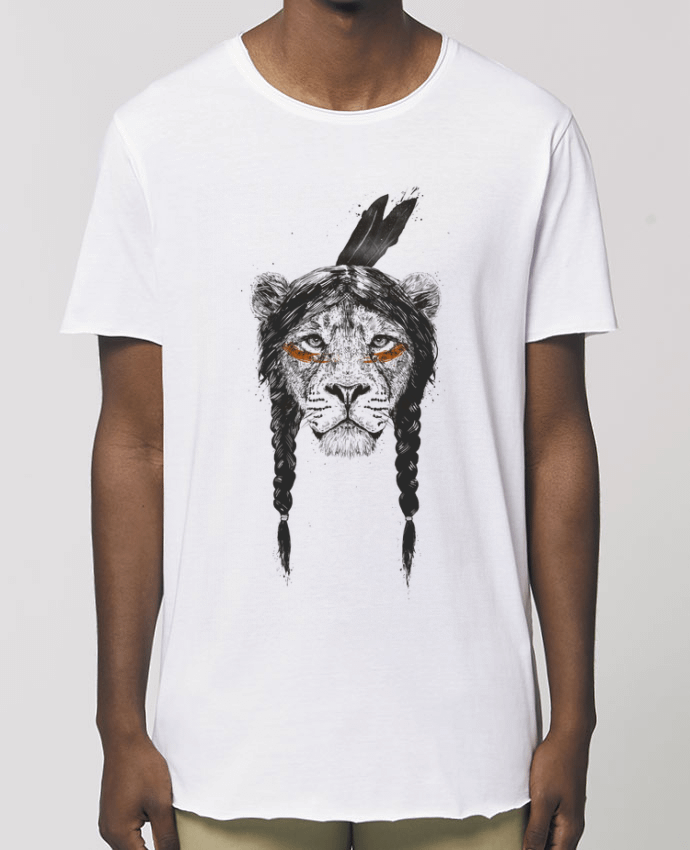 T-Shirt Long - Stanley SKATER warrior_lion Par  Balàzs Solti