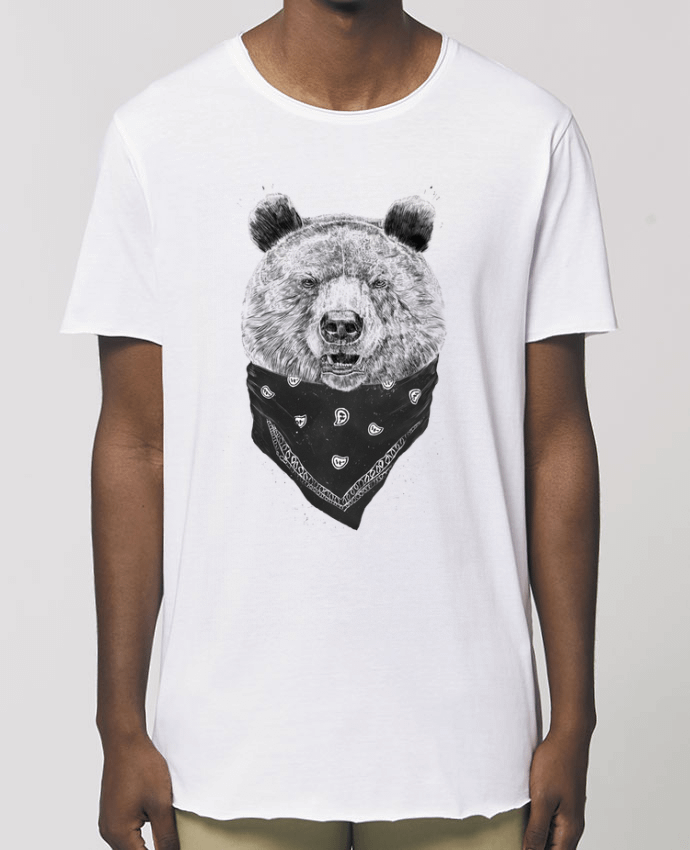 Men\'s long t-shirt Stanley Skater wild_bear Par  Balàzs Solti