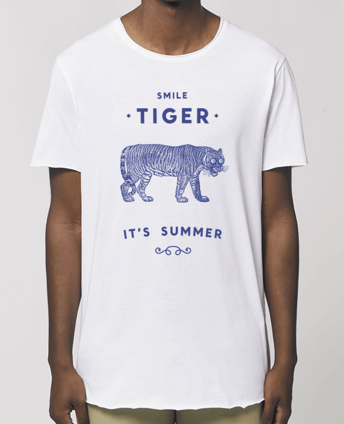 Tee-shirt Homme Smile Tiger Par  Florent Bodart