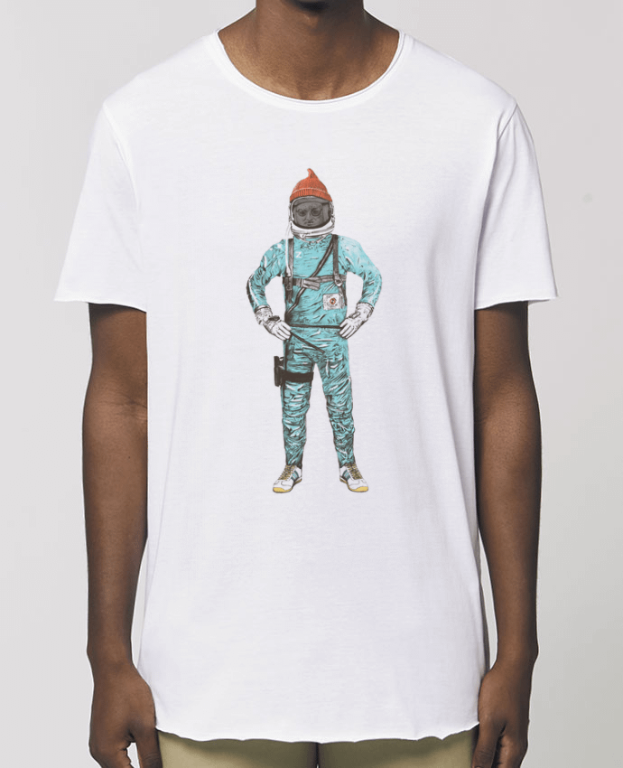 Men\'s long t-shirt Stanley Skater Zissou in space Par  Florent Bodart