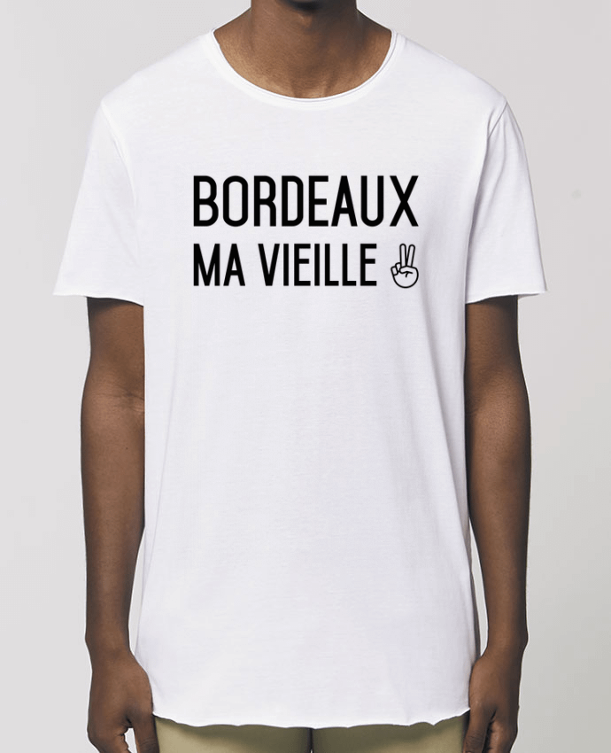 T-Shirt Long - Stanley SKATER Bordeaux ma vieille Par  tunetoo
