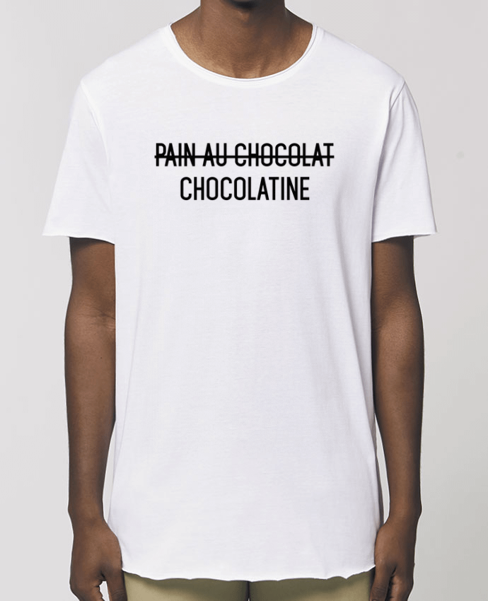 T-Shirt Long - Stanley SKATER Chocolatine Par  tunetoo