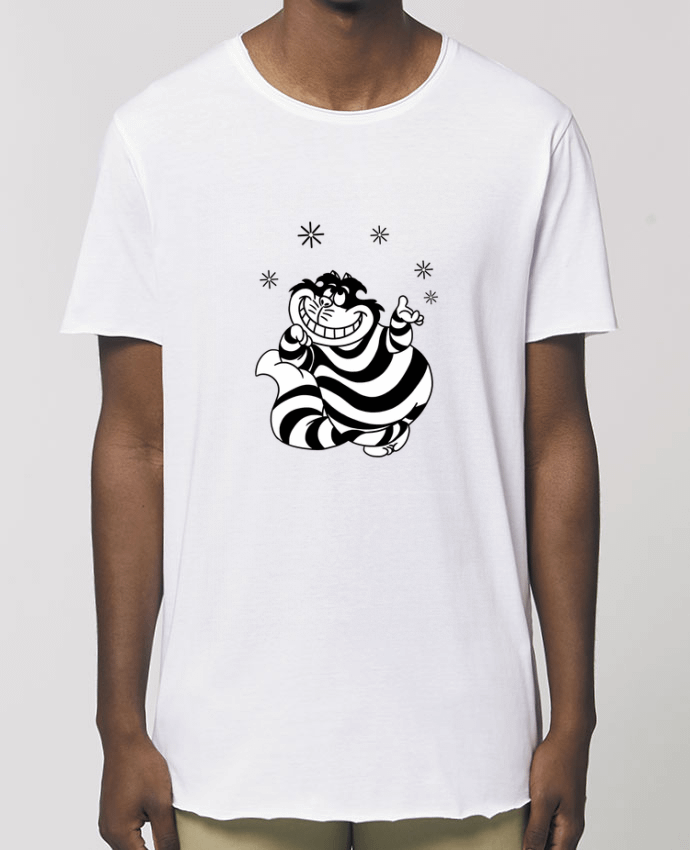 T-Shirt Long - Stanley SKATER Cheshire cat Par  tattooanshort