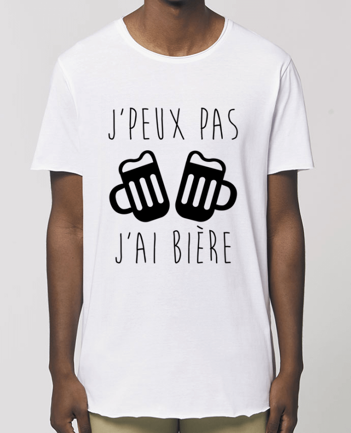 Men\'s long t-shirt Stanley Skater J'peux pas j'ai bière Par  Benichan