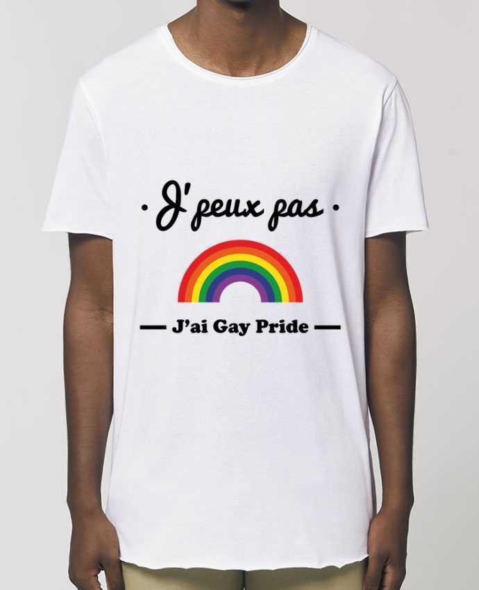 Men\'s long t-shirt Stanley Skater J'peux pas j'ai gay-pride , gay, lesbienne Par  Benichan
