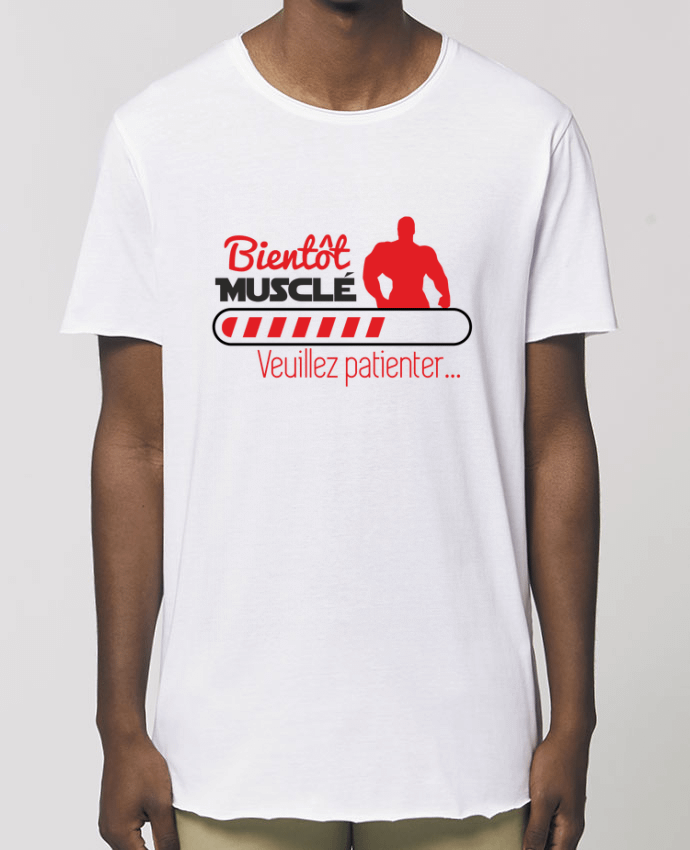 Men\'s long t-shirt Stanley Skater Bientôt musclé, musculation, muscu, humour Par  Benichan