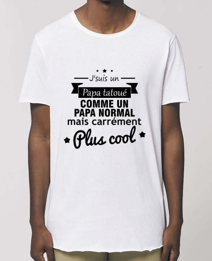 Tee-shirt Homme Papa tatoué , cadeau père , tatouage Par  Benichan