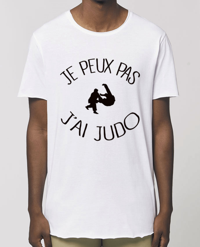 Men\'s long t-shirt Stanley Skater Je peux pas j'ai Judo Par  Freeyourshirt.com