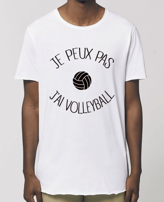Men\'s long t-shirt Stanley Skater Je peux pas j'ai volleyball Par  Freeyourshirt.com