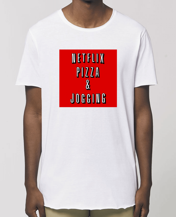 Tee-shirt Homme Netflix Pizza & Jogging Par  WBang