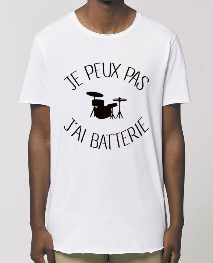 Tee-shirt Homme Je peux pas j'ai batterie Par  Freeyourshirt.com