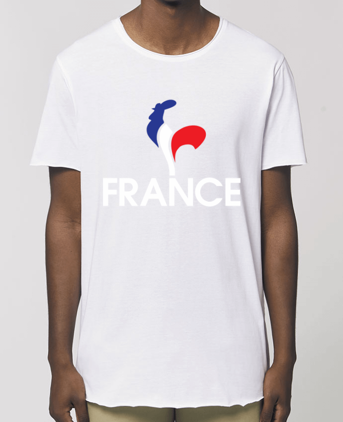 Camiseta larga pora él  Stanley Skater France et Coq Par  Freeyourshirt.com