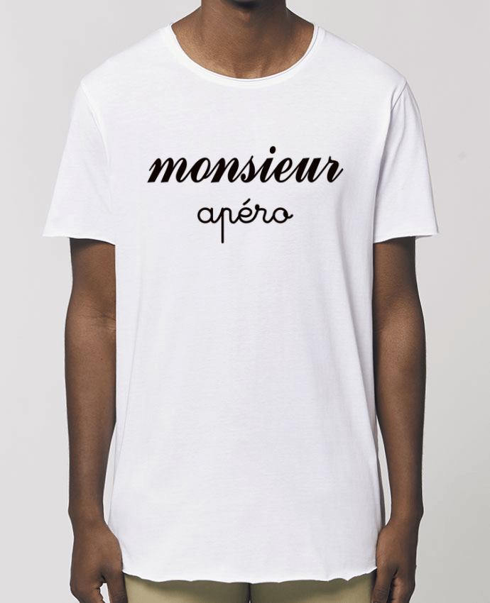Men\'s long t-shirt Stanley Skater Monsieur Apéro Par  Freeyourshirt.com