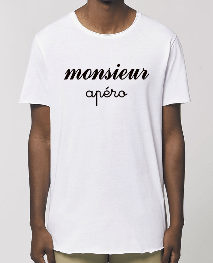 Camiseta larga pora él  Stanley Skater Monsieur Apéro Par  Freeyourshirt.com