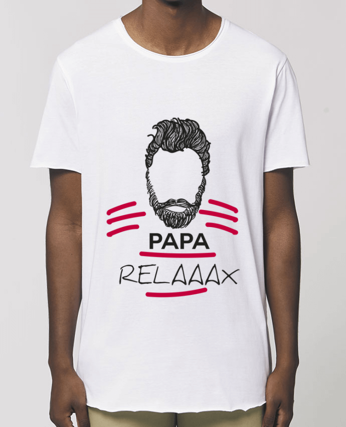 Men\'s long t-shirt Stanley Skater PAPA RELAX / DADDY BEAR Par  IDÉ'IN
