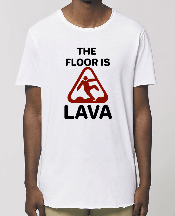 Tee-shirt Homme The floor is lava Par  tunetoo