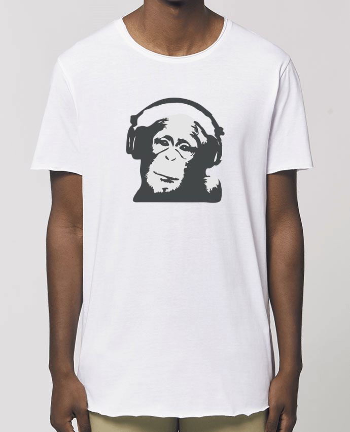 Tee-shirt Homme DJ monkey Par  justsayin