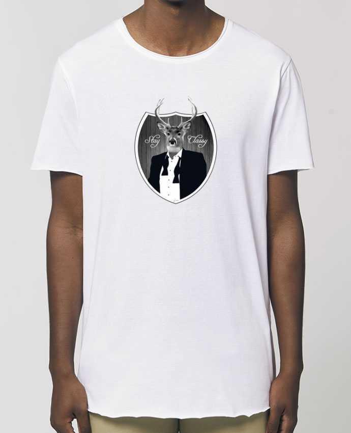 Tee-shirt Homme Cerf Stay classy Par  justsayin