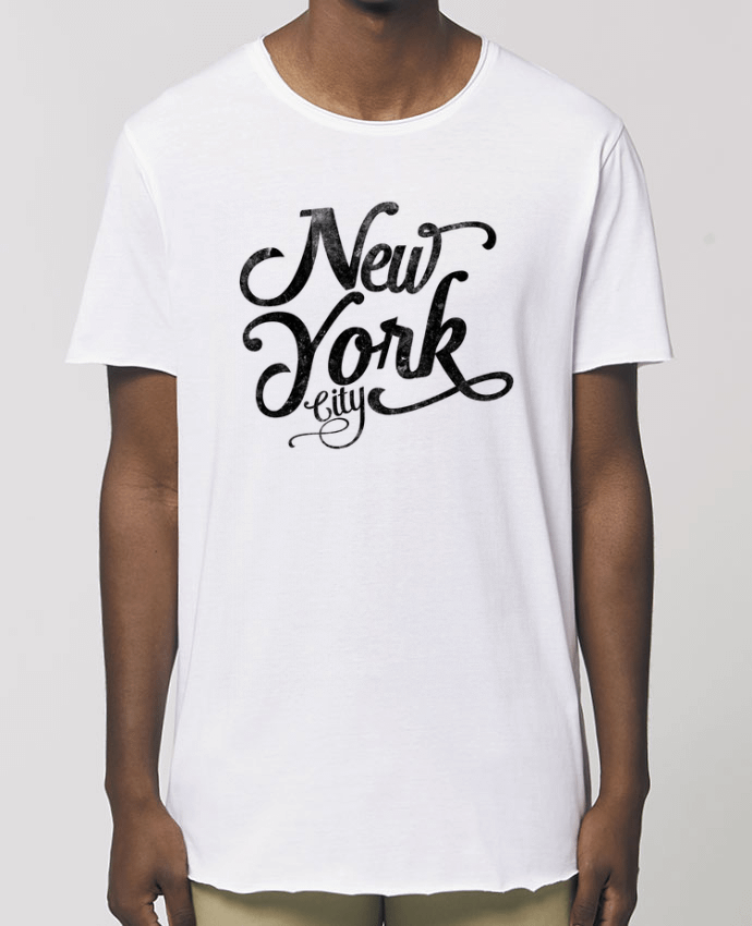T-Shirt Long - Stanley SKATER New York City typographie Par  justsayin