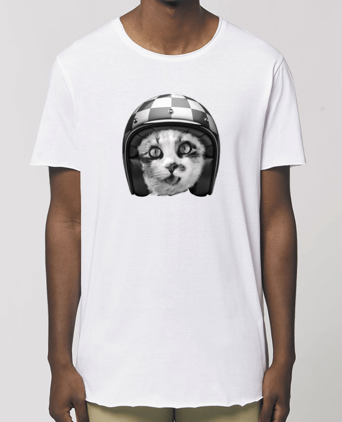 Men\'s long t-shirt Stanley Skater Biker cat Par  justsayin