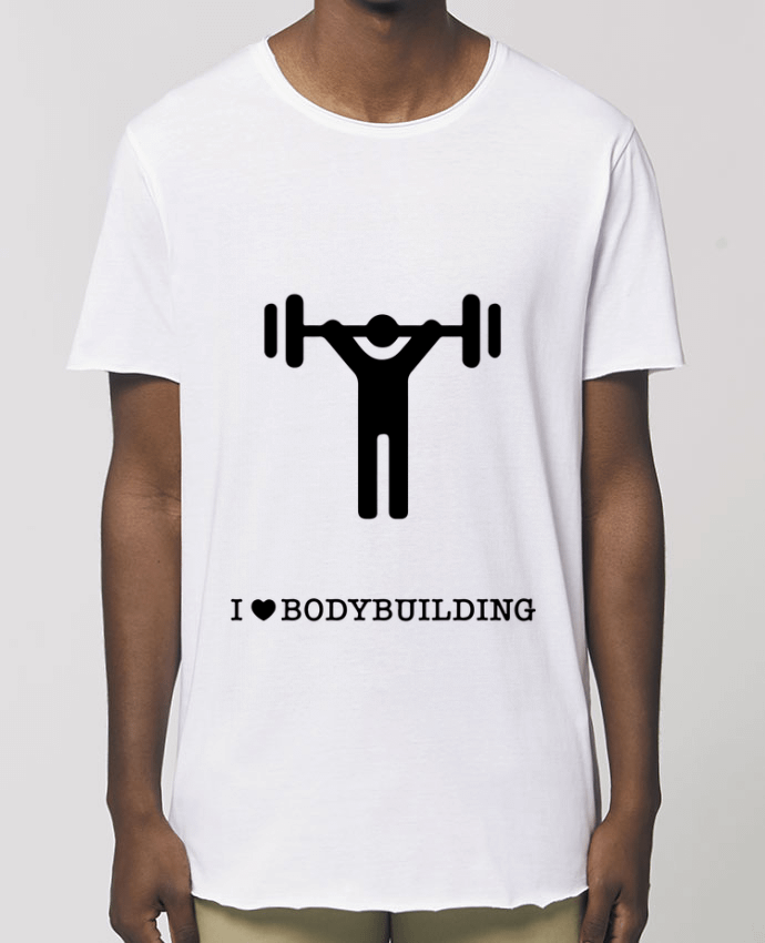 Men\'s long t-shirt Stanley Skater I love bodybuilding Par  will