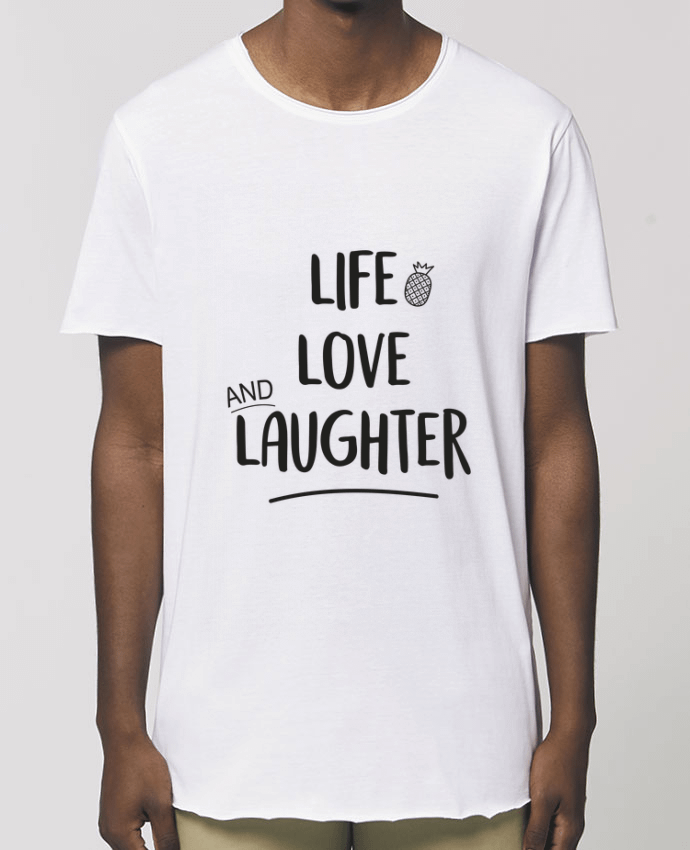 Tee-shirt Homme Life, love and laughter... Par  IDÉ'IN