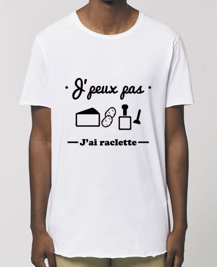 Men\'s long t-shirt Stanley Skater J'peux pas j'ai raclette Par  Benichan