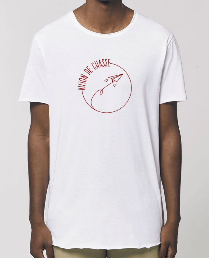 T-Shirt Long - Stanley SKATER Avion de Chasse - Rouge Par  AkenGraphics