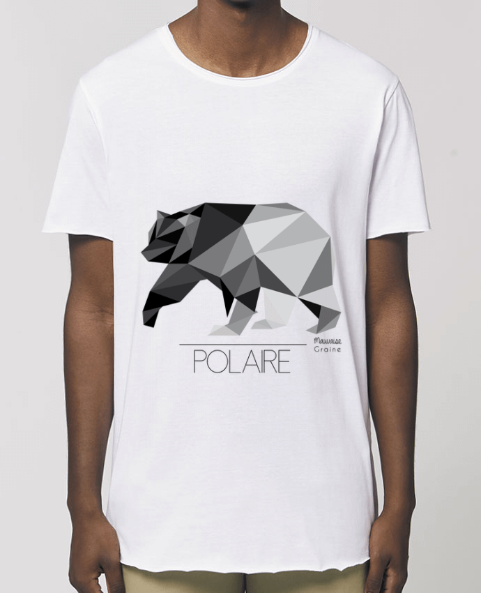Tee-shirt Homme Ours polaire origami Par  Mauvaise Graine