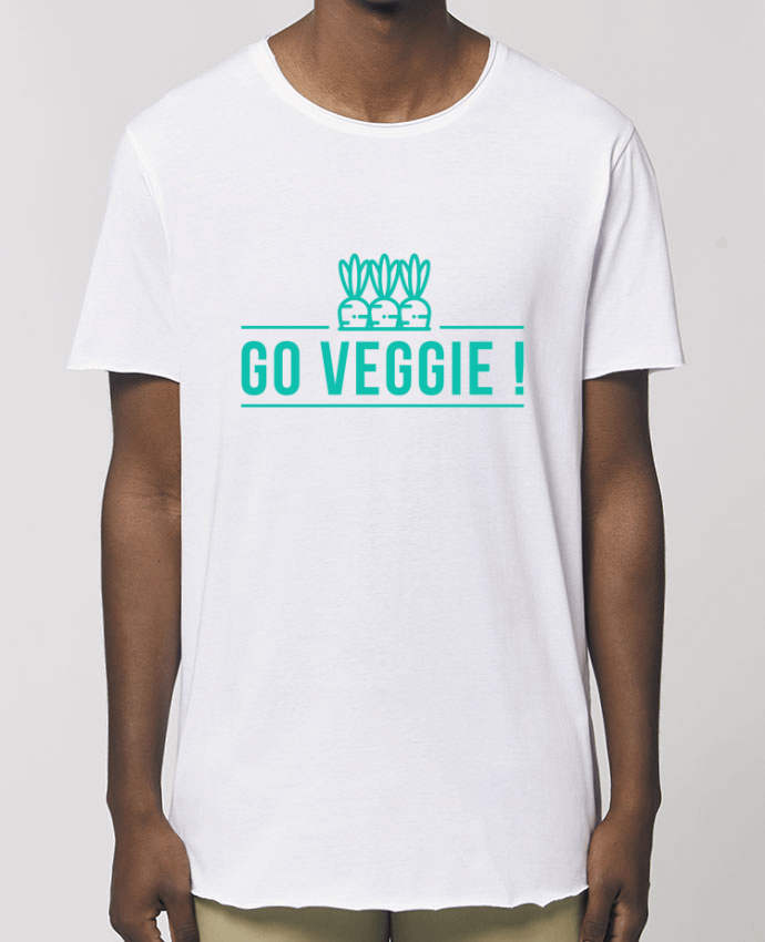 Tee-shirt Homme Go veggie ! Par  Folie douce