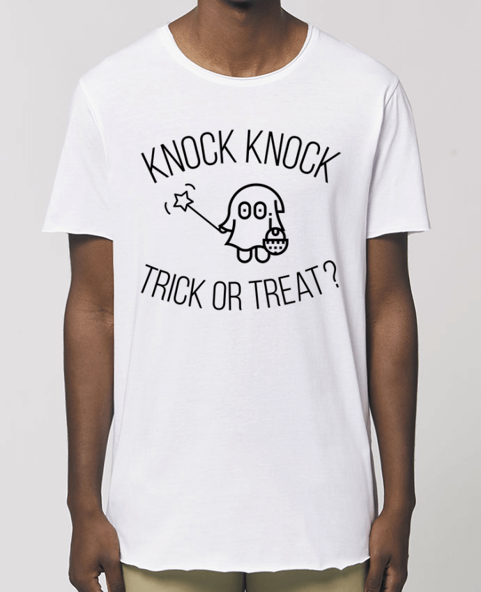 Tee-shirt Homme Knock Knock, Trick or Treat? Par  tunetoo
